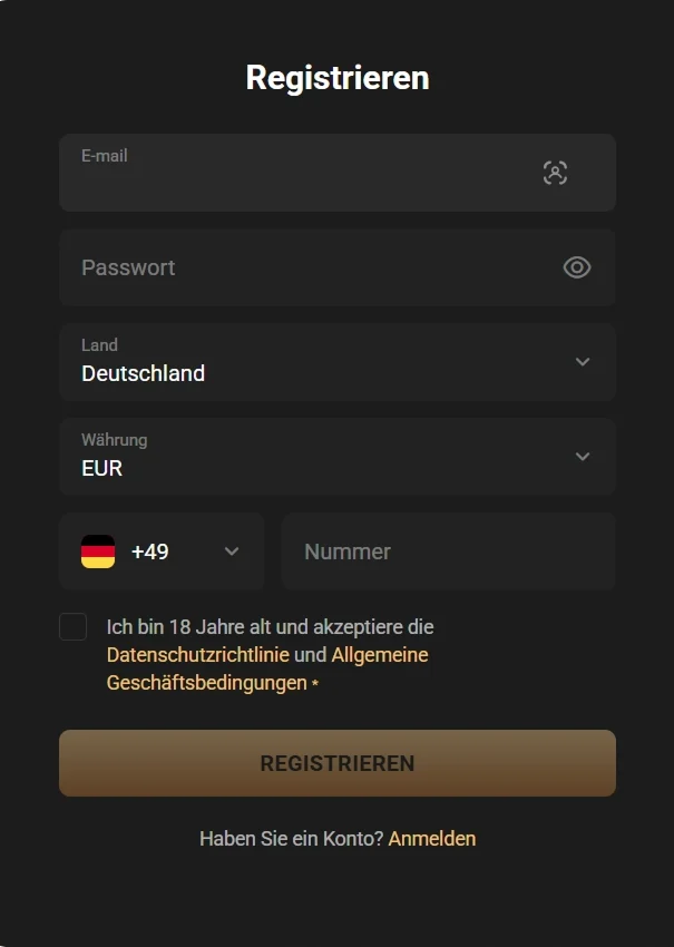 Registrierung im Casino ohne LUGAS schnell und einfach